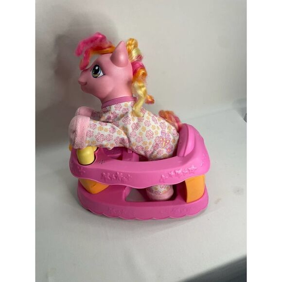 My Little Pony Plush Walking Sweet Steps Pink Hasbro 2005 Toy Walker Light Sound - Picture 4 of 13
